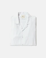 Short-Sleeve Slim-Fit Knit-Like Dress Shirt