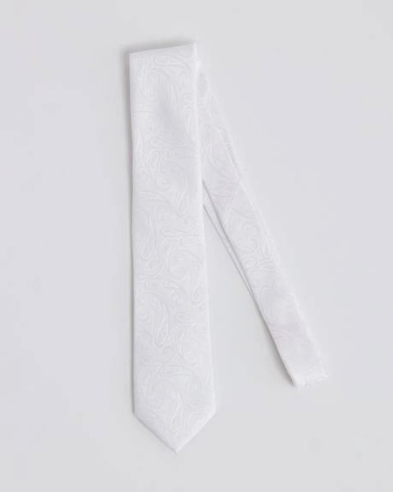 Paisley Black on Regular Tie