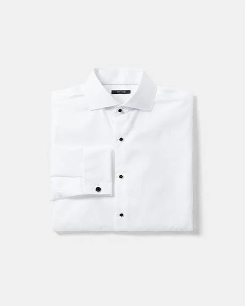 Chemise Habillée Blanche de Smocking