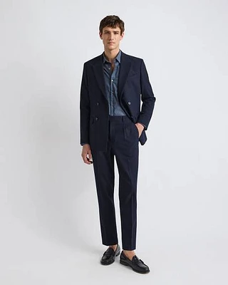 Pantalon de Complet Marine à Jambe Fuselée