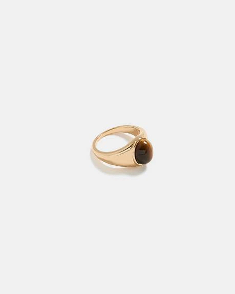 Ring with Semi-Precious Stone