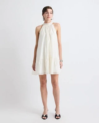 Robe Cocktail Droite Sans Manches à Col Licou