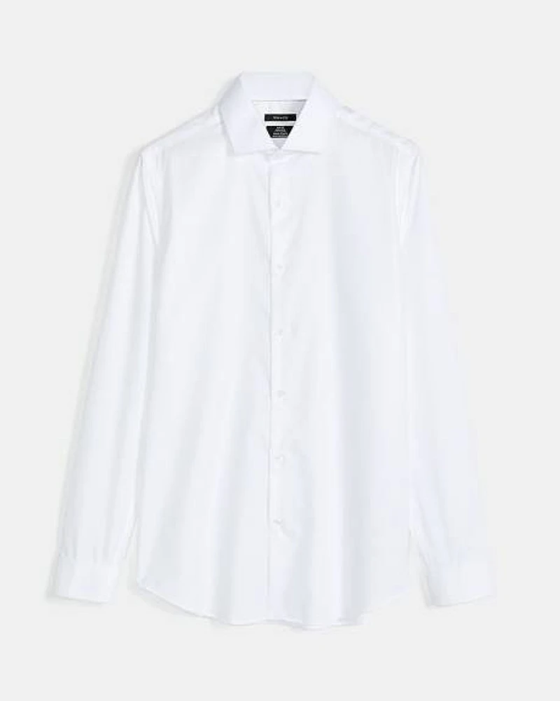 Twill Easy-care Dress Shirt with French Cuff