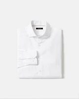 Tailored-Fit Linen Dress Shirt