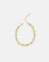 Shell Link Bracelet