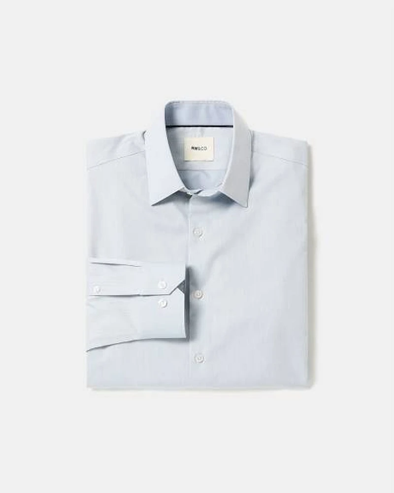 Chemise Habillée Style Denim à Coupe Étroite