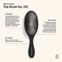 The Dual-Bristle Boar Hair Brush No. 001 for All Hair Textures		
