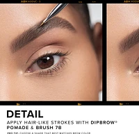 Dual-Ended Angled Powder Eyebrow Brush 7B