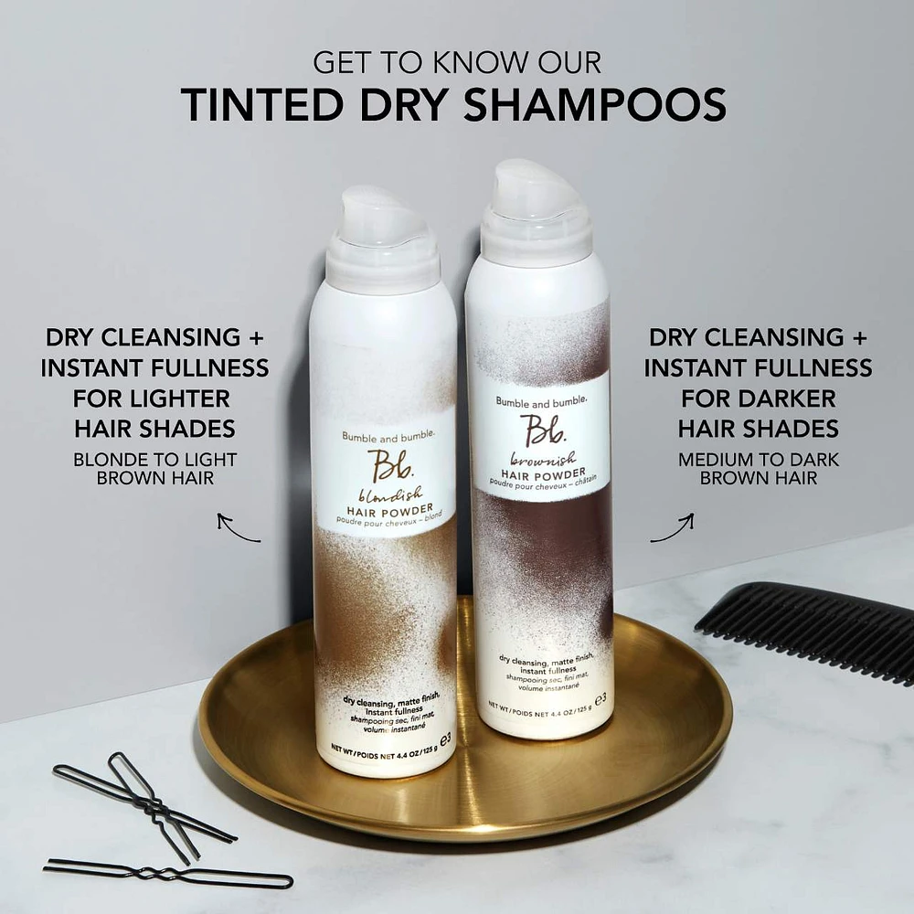 Brownish Tinted Dry Shampoo