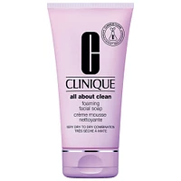 CLINIQUE All About Clean™ Foaming Facial Soap Cleanser with Hyaluronic Acid 5 oz/ 150 mL