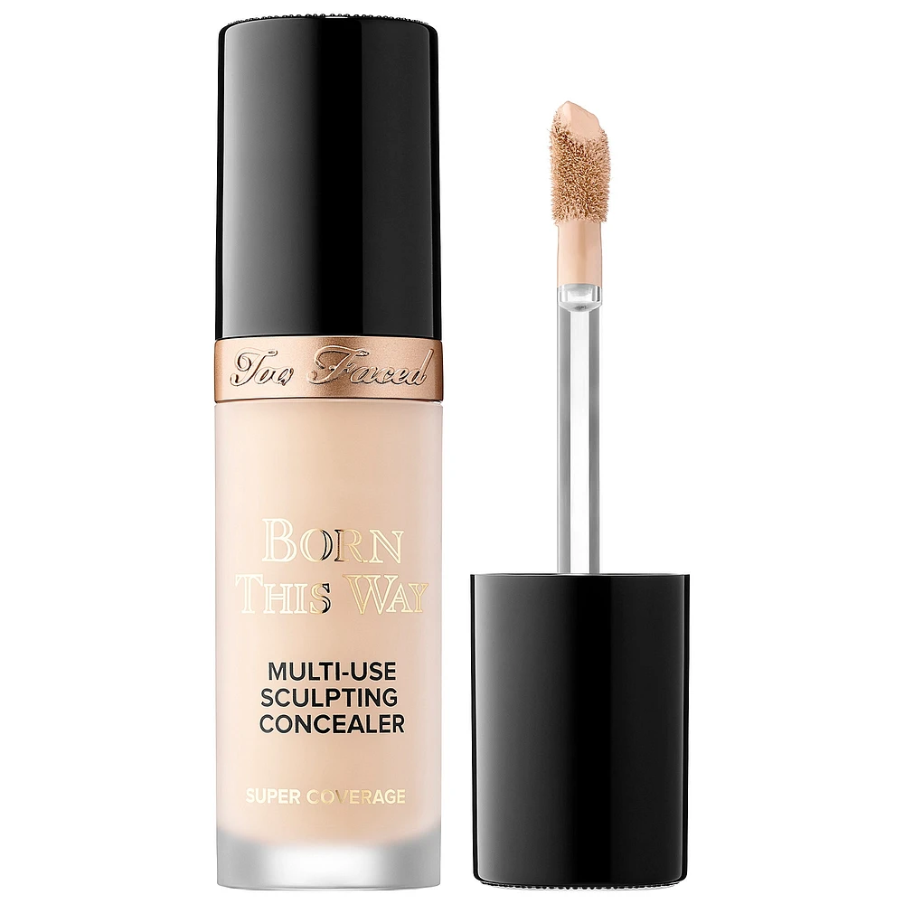 Too Faced Born This Way Super Coverage Multi-Use Concealer with Hyaluronic Acid 0.45 oz / 13.5 ml