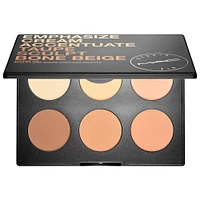 MAC Cosmetics Studio Fix Sculpt and Shape Sheer Contour Highlight Palette with Buildable Coverage 6 x 0.08 oz/ 2.4 g