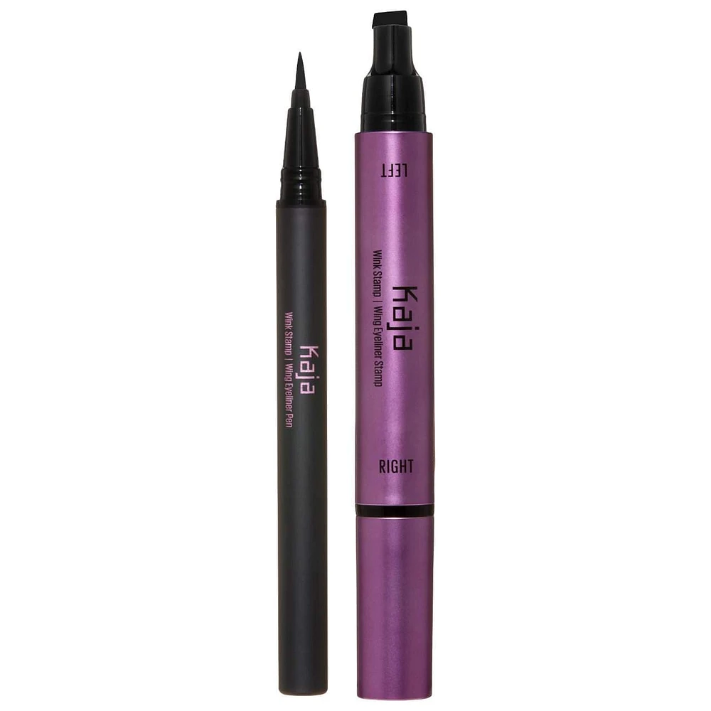 Kaja Wink Stamp Original Waterproof Wing Eyeliner Stamp & Pen Original Ink Black
