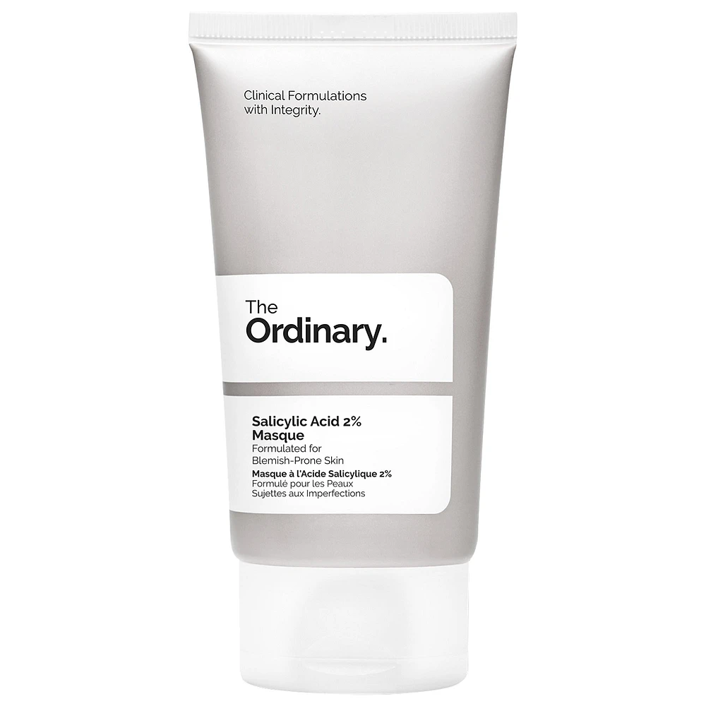 Salicylic Acid 2% Masque Clarifying Charcoal & Clay Mask for Blemish Prone Skin