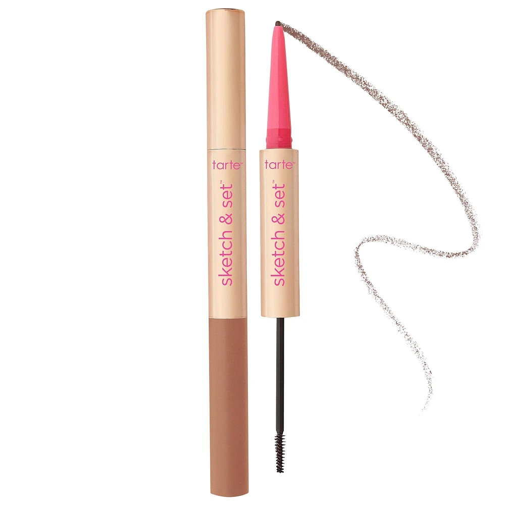tarte sketch & set™ eyebrow definer pencil & tinted gel Taupe