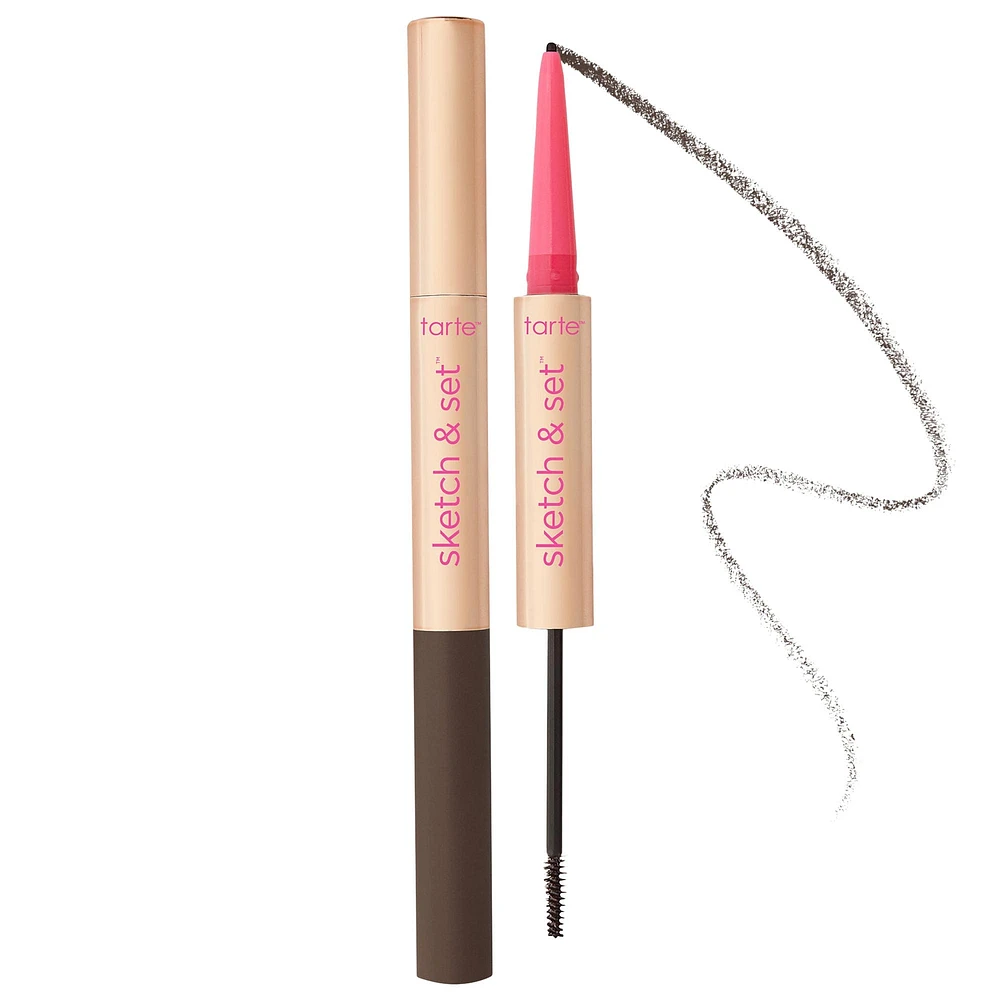 tarte sketch & set™ eyebrow definer pencil tinted gel