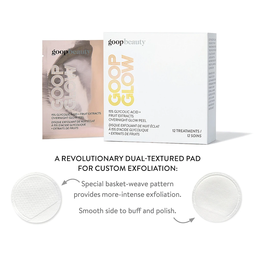 GOOPGLOW 15% Glycolic Acid Overnight Glow Peel