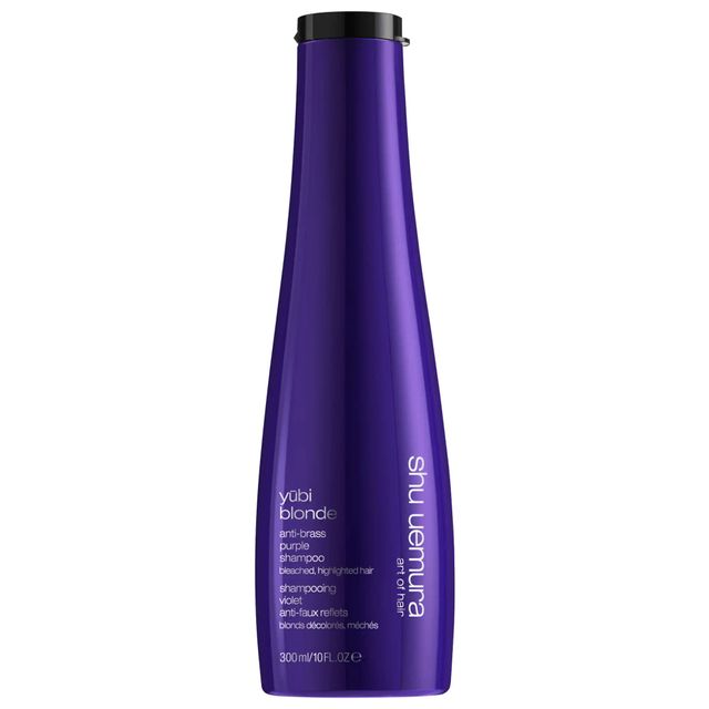 shu uemura Yūbi Blonde Anti-Brass Purple Shampoo for Blonde Hair 10 oz/ 300 mL