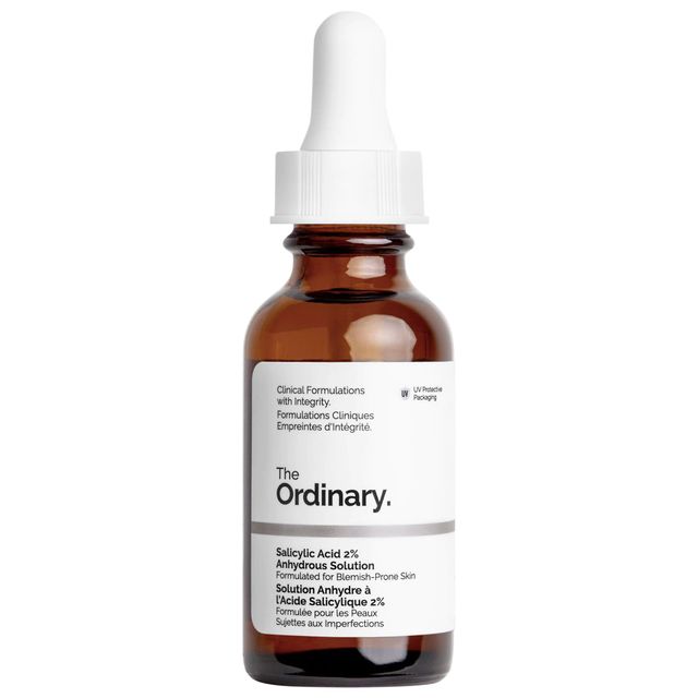 The Ordinary Salicylic Acid 2% Anhydrous Solution, Gentle Exfoliating Serum for Blemishes 1 oz/ 30 mL