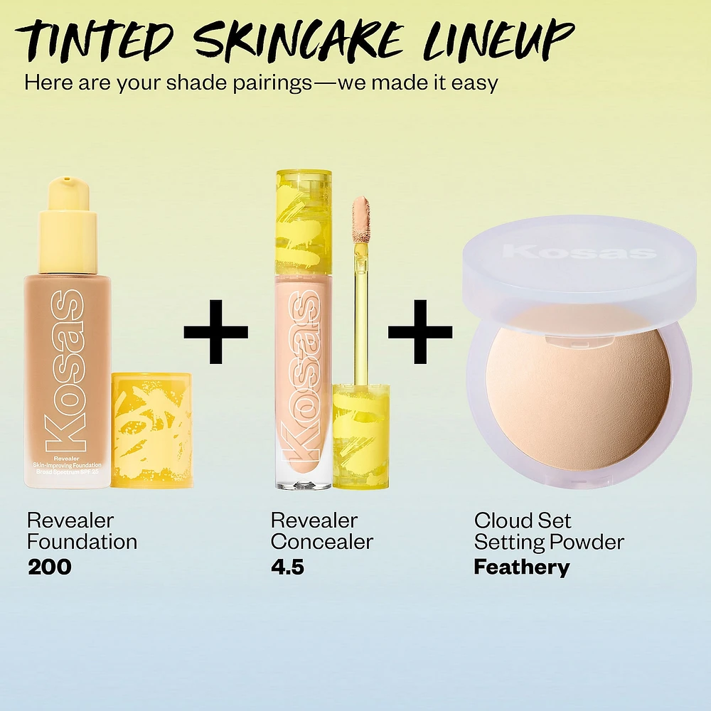 Revealer Skin-Improving Foundation SPF 25 with Hyaluronic Acid and Niacinamide