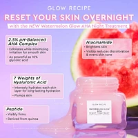 Soin de nuit aux AHA Watermelon Glow