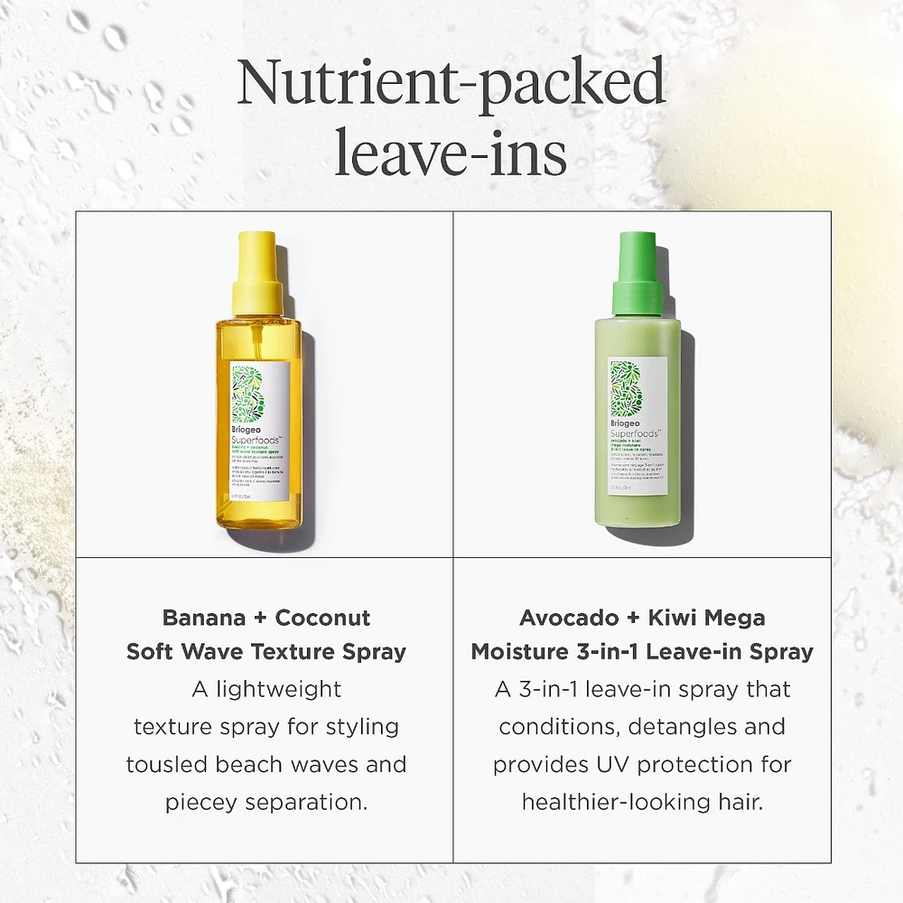 Superfoods™ Avocado + Kiwi Moisture Leave-In Conditioner