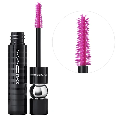 MAC Cosmetics M·A·CStack Mascara Endlessly Buildable Clump-Resistant Volumizing and Lengthening Mascara 0.40 oz/ 12 mL