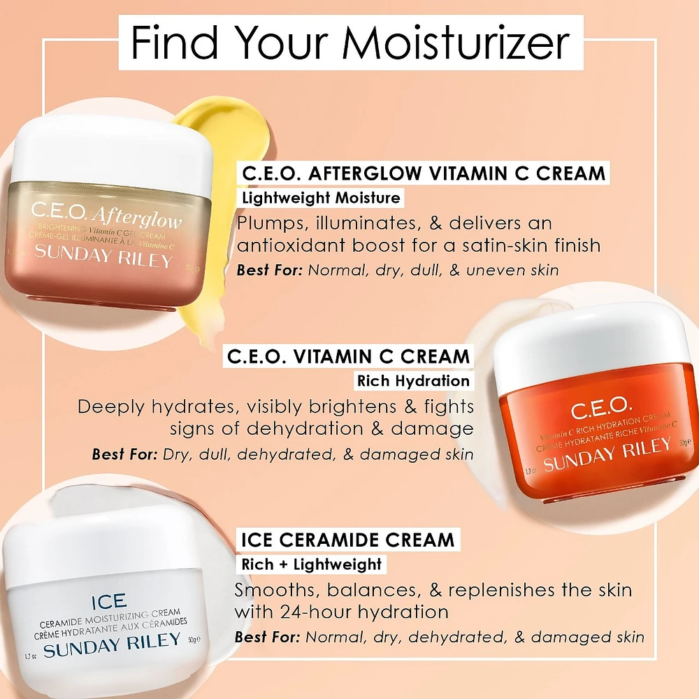 C.E.O. Afterglow Brightening Vitamin C Moisturizer
