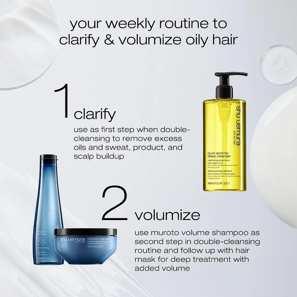Pure Serenity Clarifying Shampoo for Oily Scalp and Hair