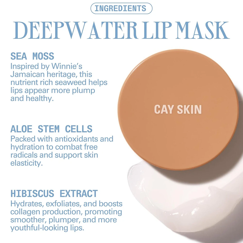 Deepwater Nourishing Lip Mask with Sea Moss and Aloe Stem Cells