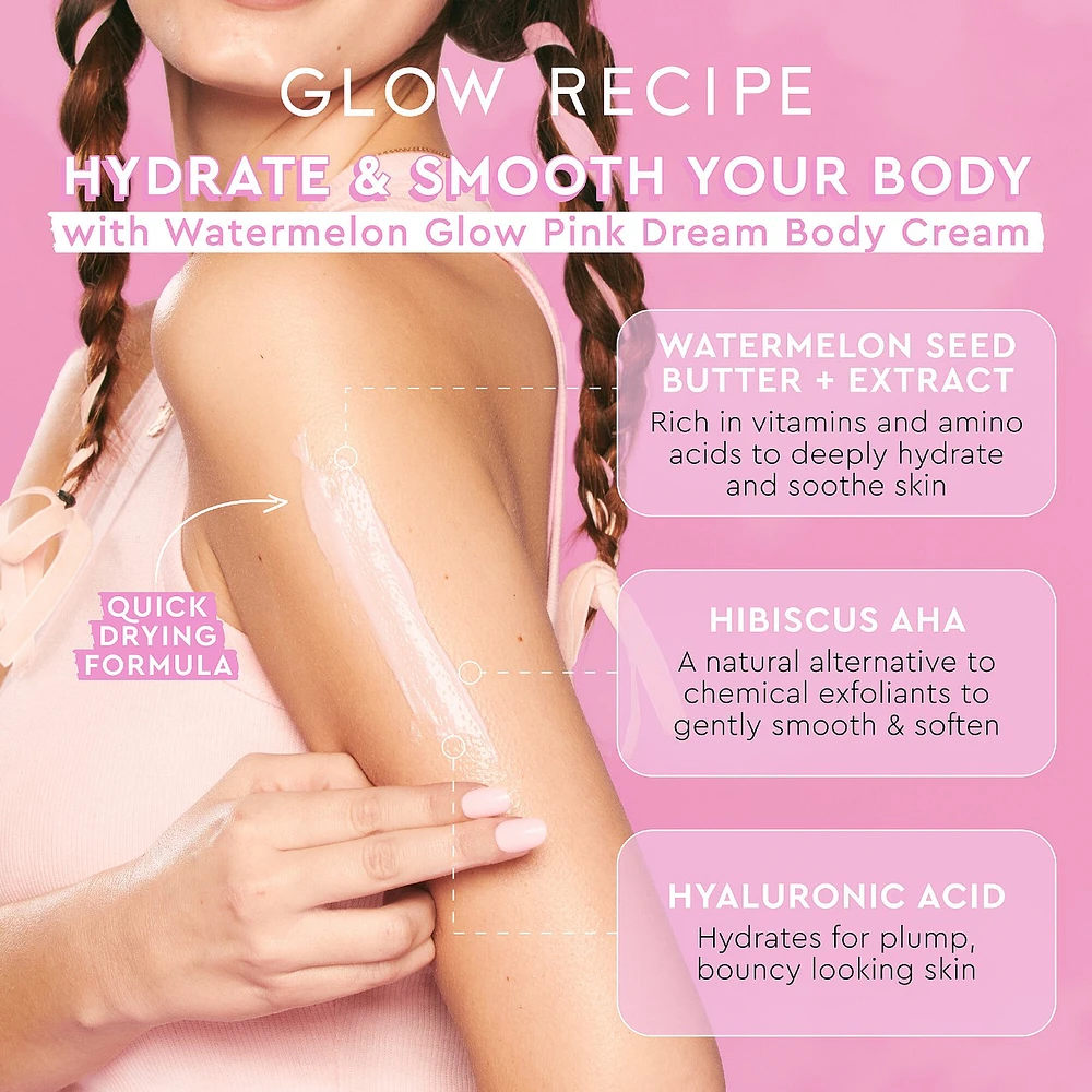 Watermelon Glow AHA Pink Dream Body Cream