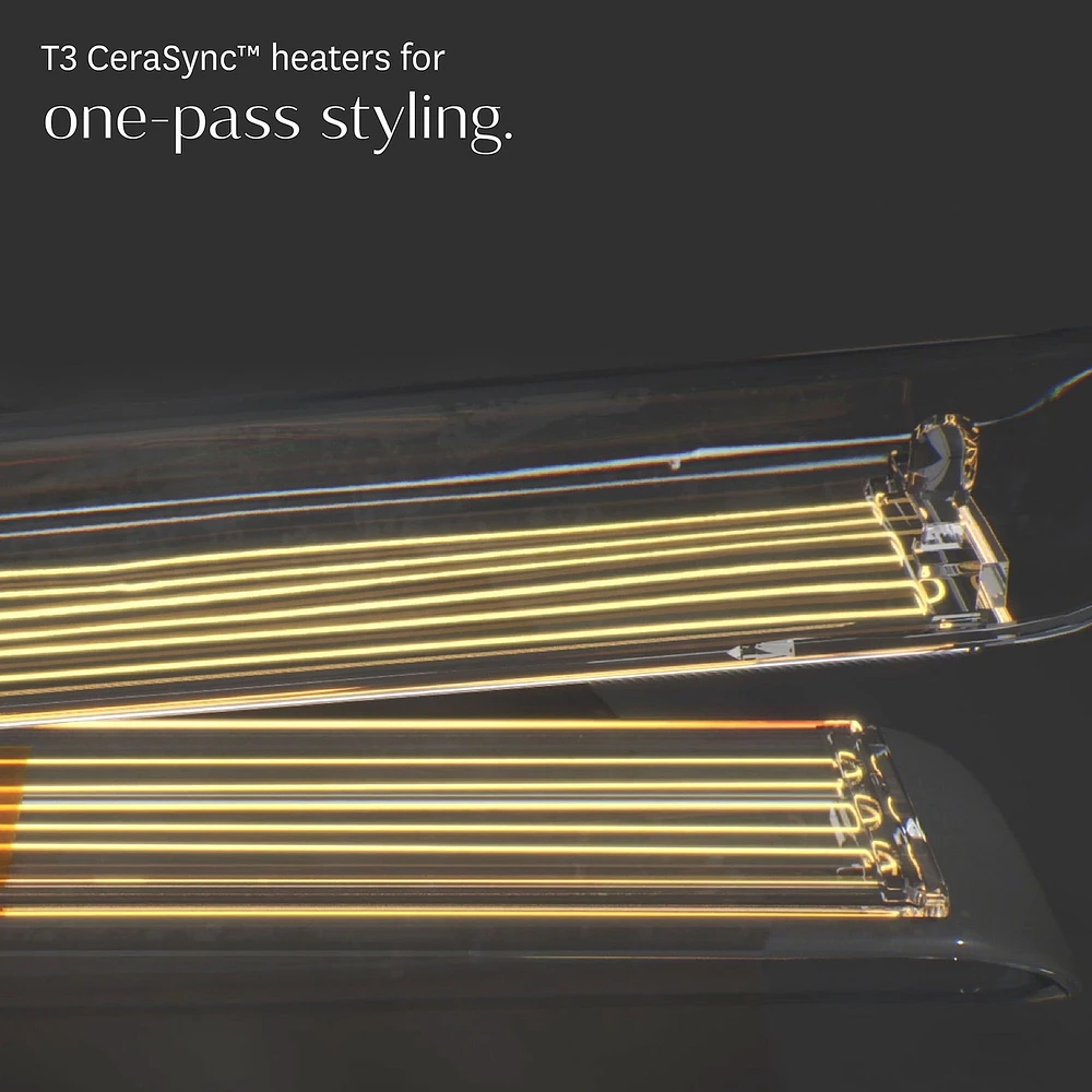 Smooth ID 1” Digital Ceramic Flat Iron with Smart Heat Setting Personalization