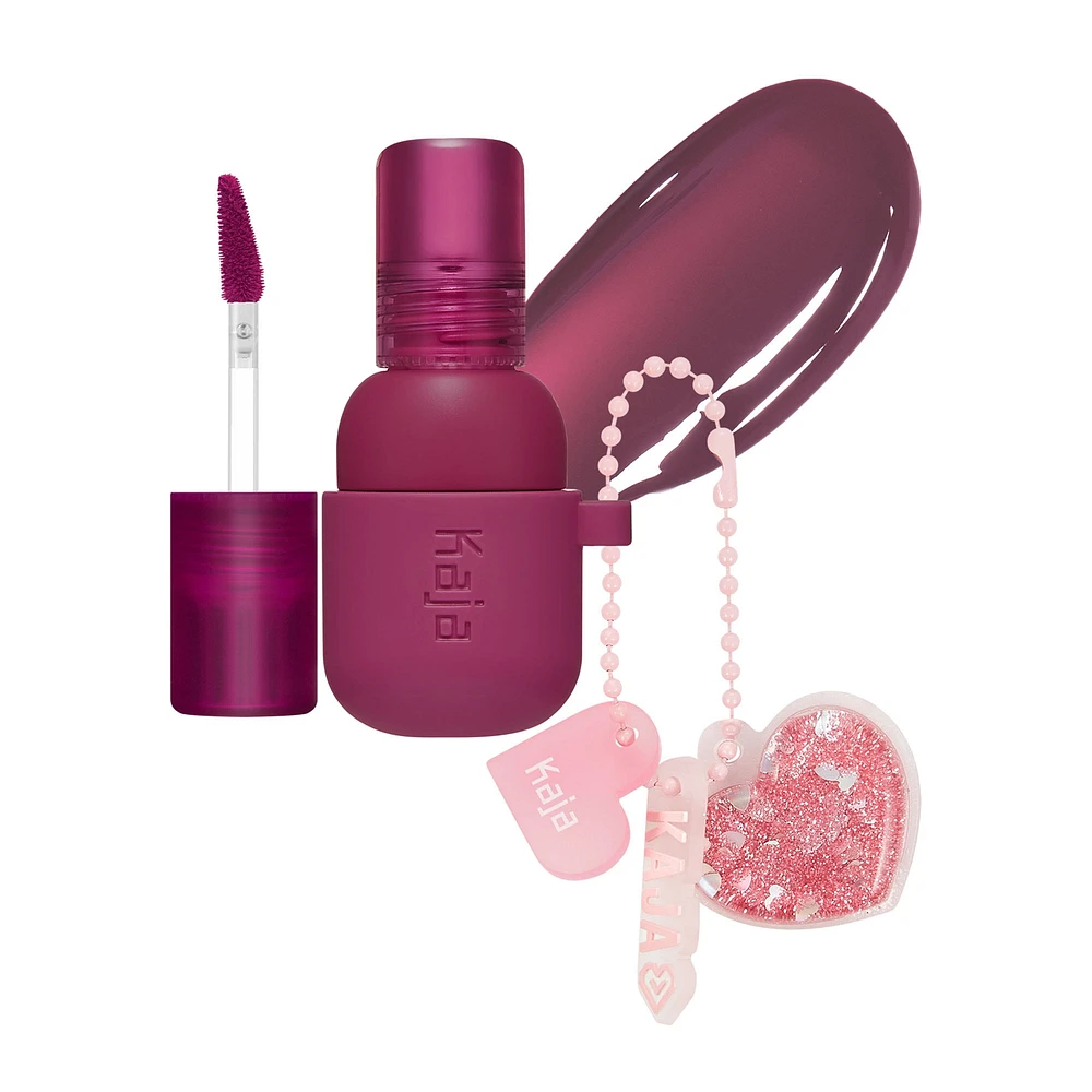 Kaja Jelly Charm Glazed Lip Stain & Blush With Keychain 0.17 oz / 5 g