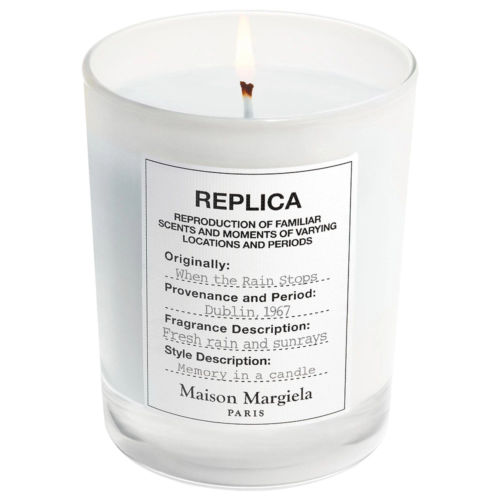 Maison Margiela 'REPLICA' When the Rain Stops Scented Candle 5.8 oz / 165 g candle