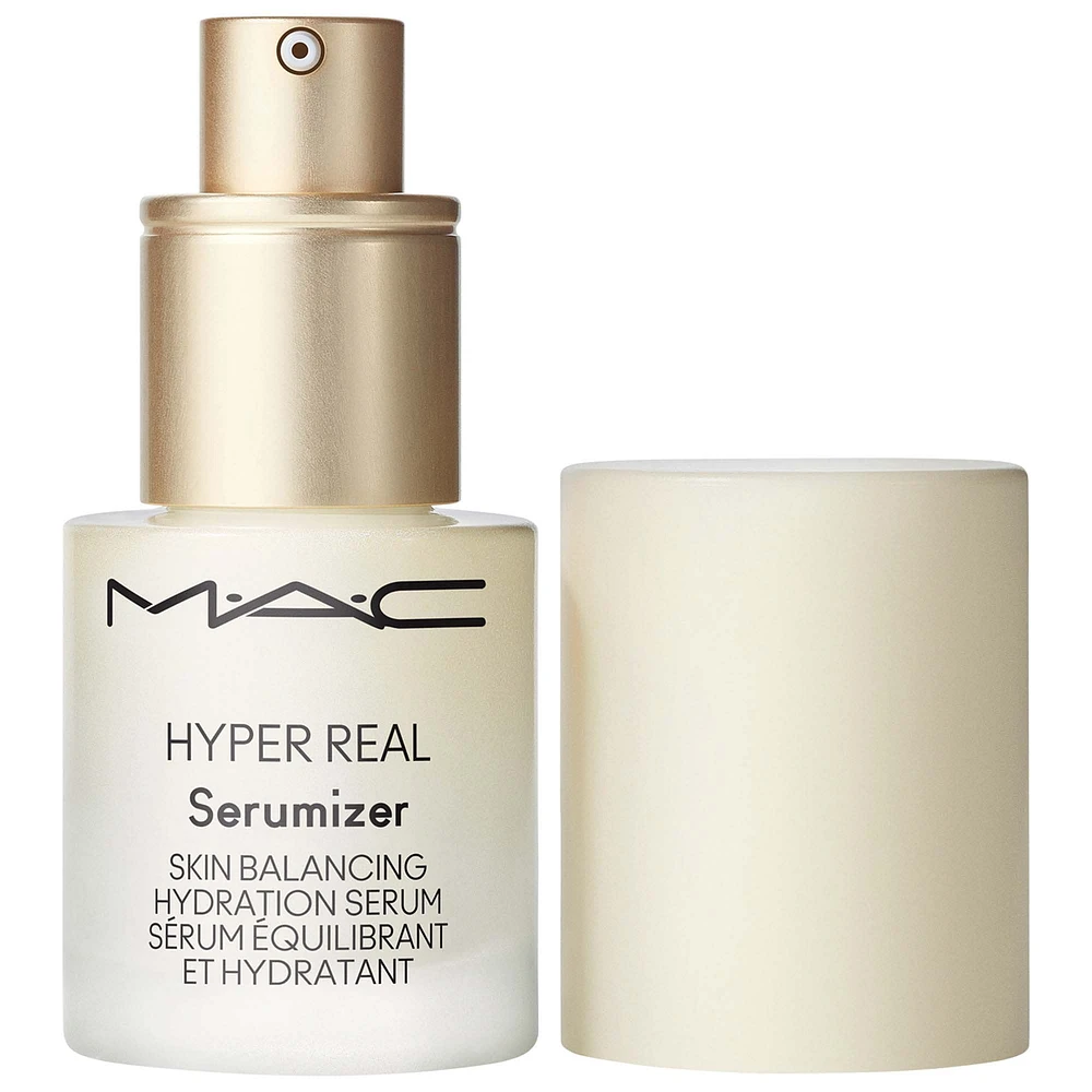 MAC Cosmetics Mini M·A·C Travel Size Hyper Real Serumizer™ Balancing and Retexturizing Barrier Strengthening Serum-Moisturizer Hybrid 0.5 oz / 15 mL