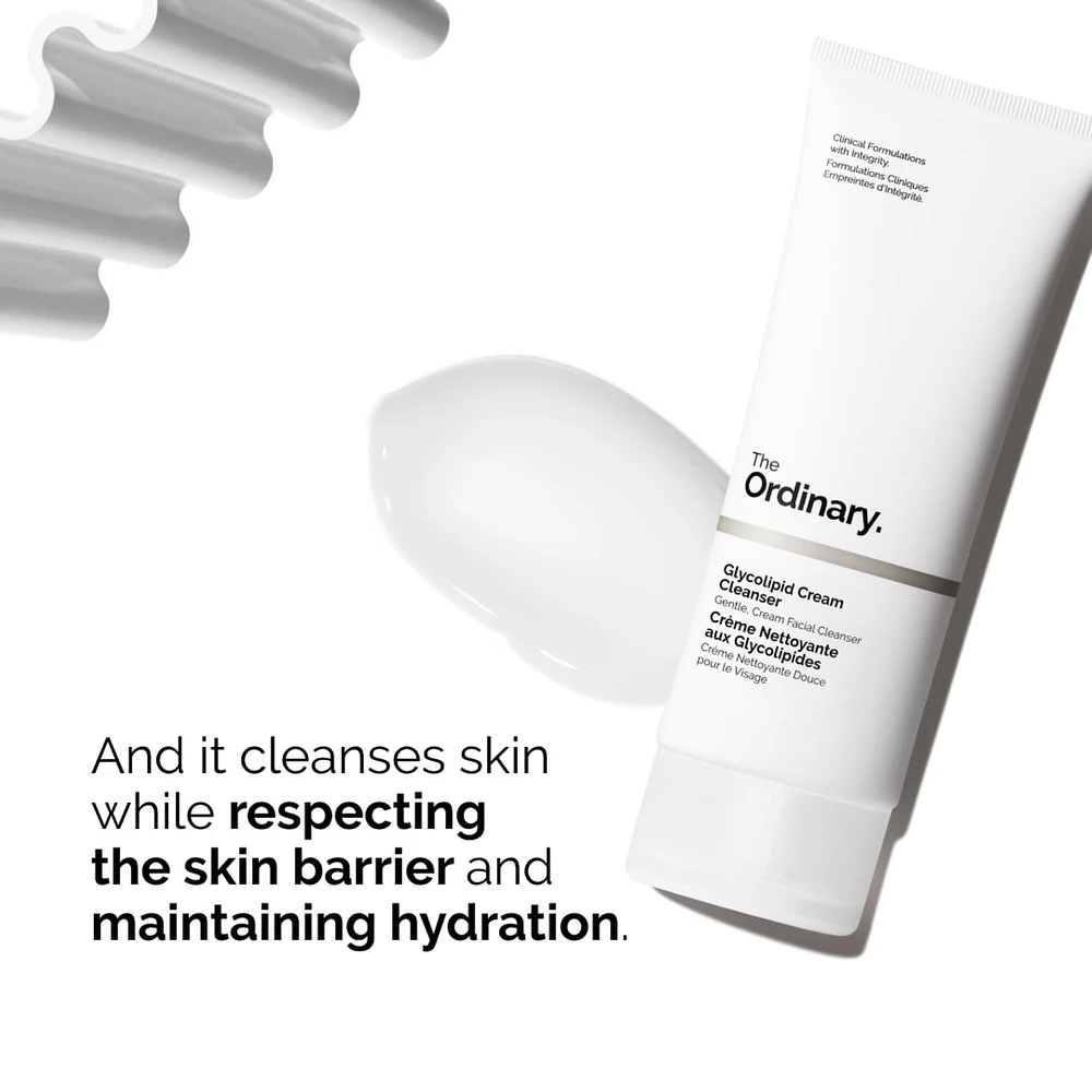  Glycolipid Cream Cleanser for Dry Skin and Makeup Removal