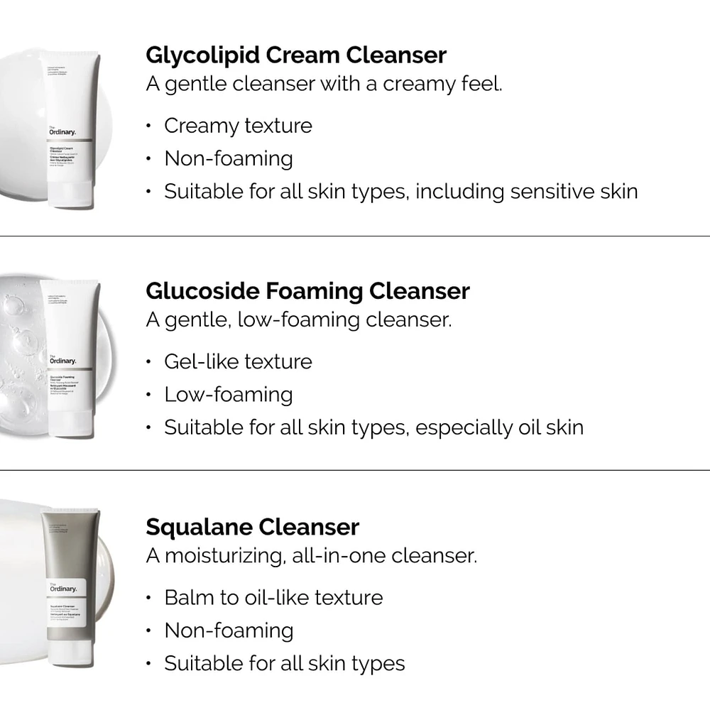  Glycolipid Cream Cleanser for Dry Skin and Makeup Removal