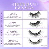 Sheer Band False Eyelashes