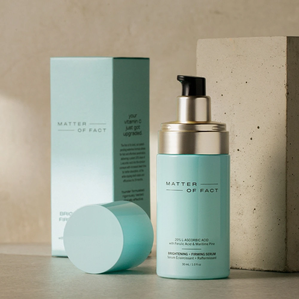 BRIGHTENING + FIRMING SERUM with 20% Vitamin C + Ferulic Acid