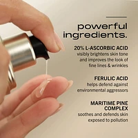 BRIGHTENING + FIRMING SERUM with 20% Vitamin C + Ferulic Acid