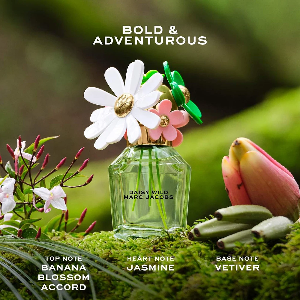 Daisy Wild Eau de Parfum with Banana Blossom Accord, Jasmine & Vetiver