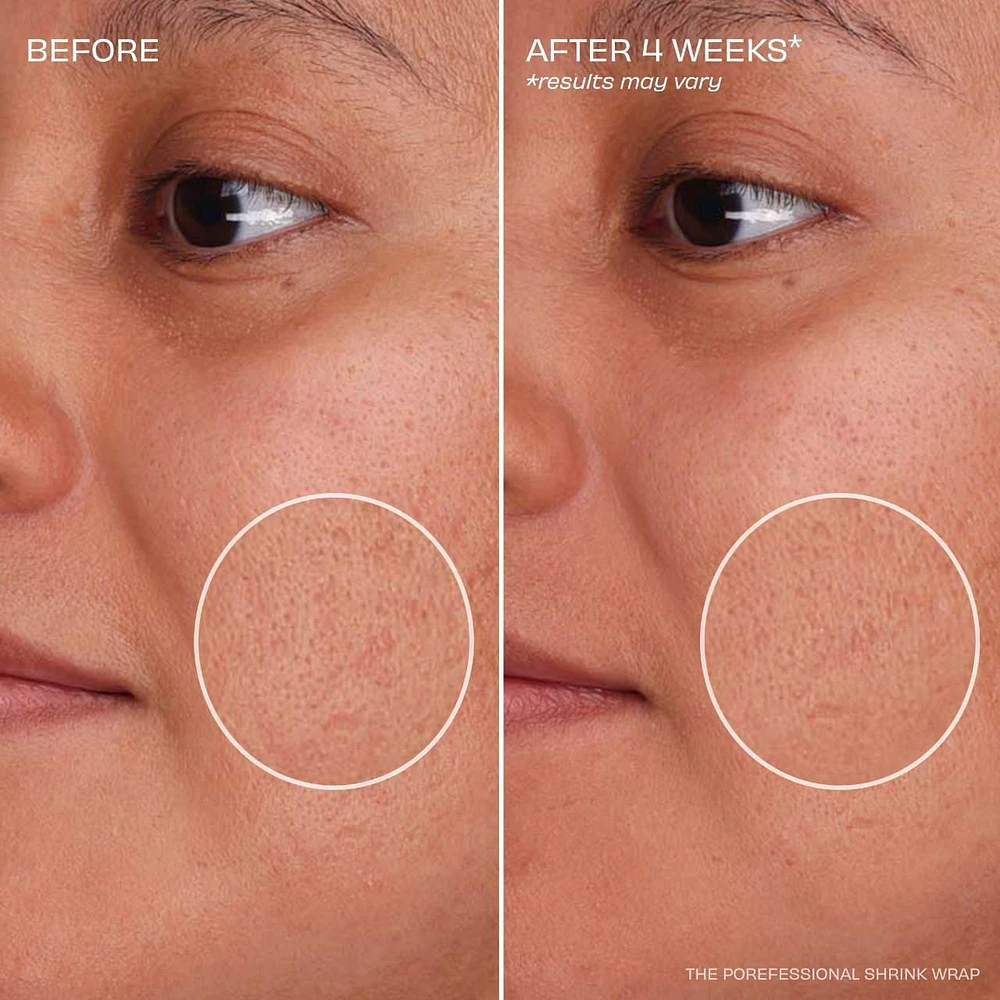 The POREfessional Shrink Wrap Overnight AHA+PHA Pore Treatment						