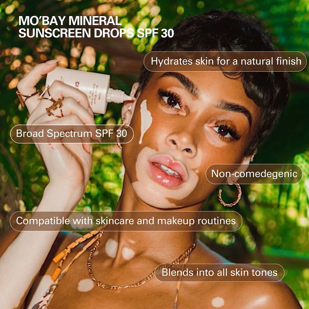 Mo'Bay Mineral Sunscreen Drops SPF 30