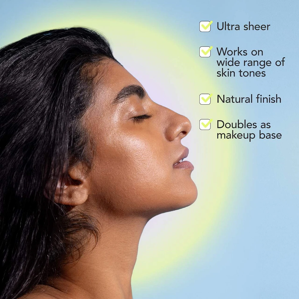 Star Seed Silicone-Free 100% Mineral Facial Sunscreen SPF 30 with Vitamin C +  Prebiotics