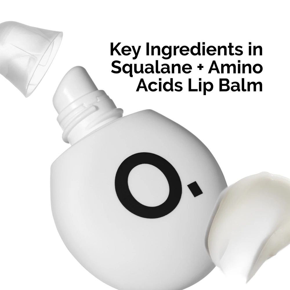 Squalane + Amino Acids Hydrating Lip Balm, for Lips, Elbows, and Cuticles