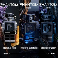 Phantom Intense with Aromatic Amber & Woody Vanilla Bean