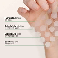 Hydrocolloid Invisible Pimple Patches + Salicylic Acid