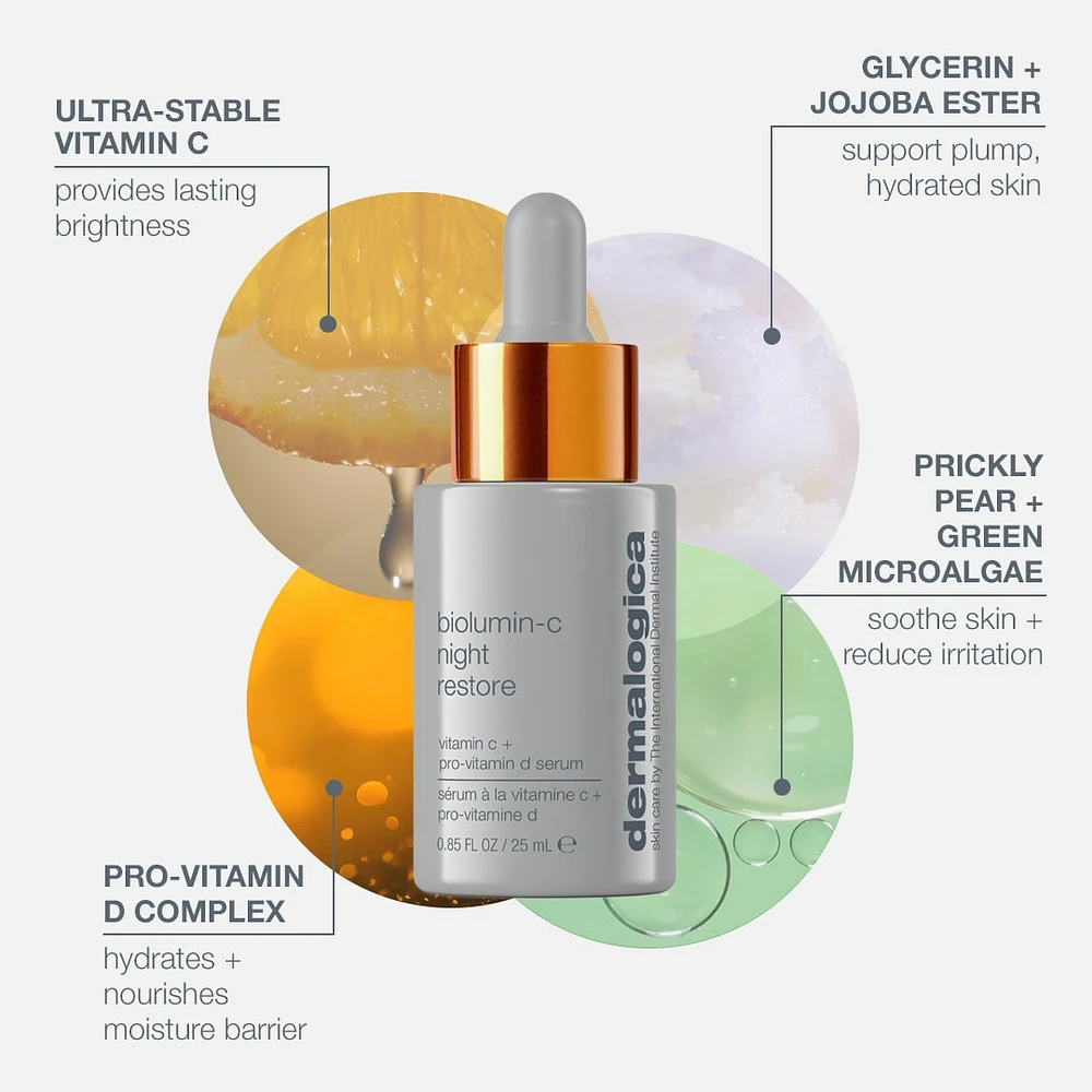 Biolumin-C Night Restore Serum with Pro-Vitamin D Complex
