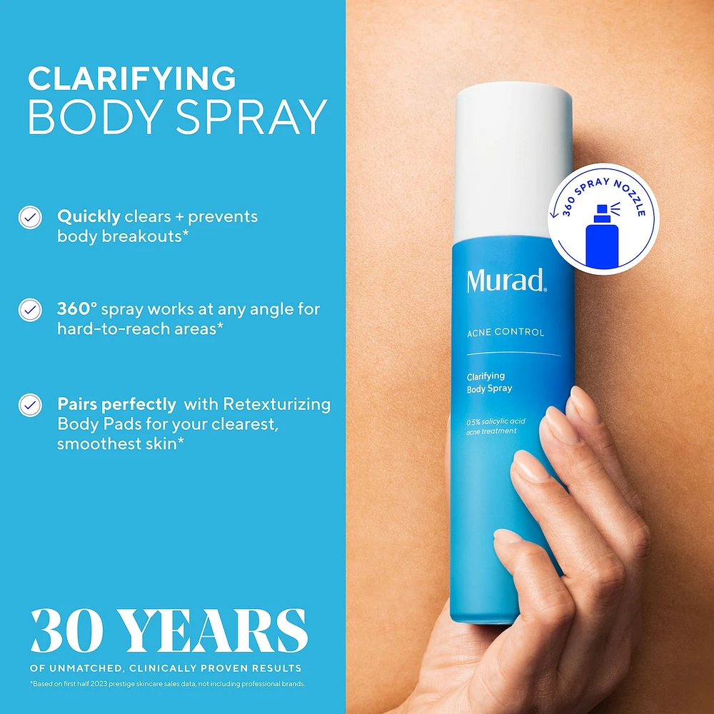 Clarifying Body Spray with Salicylic Acid