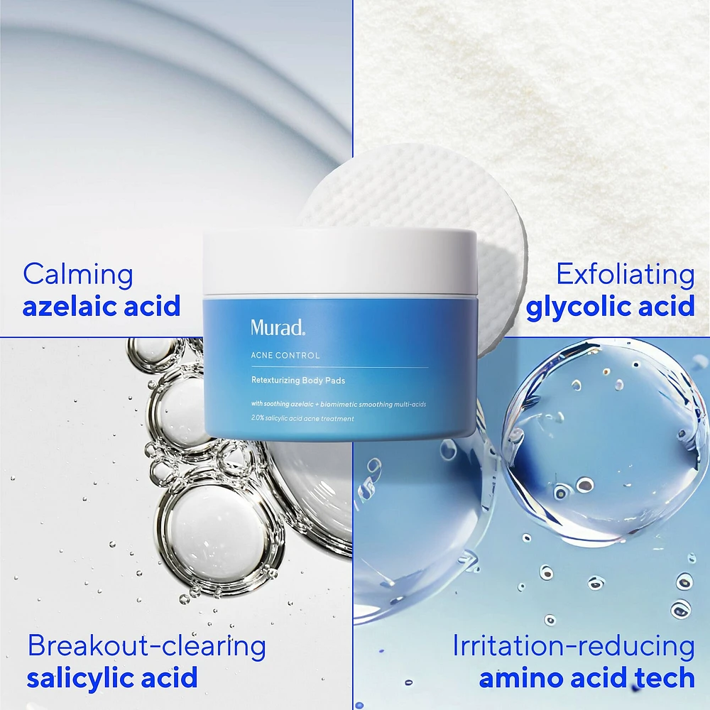Retexturizing Body Pads with Salicylic Acid